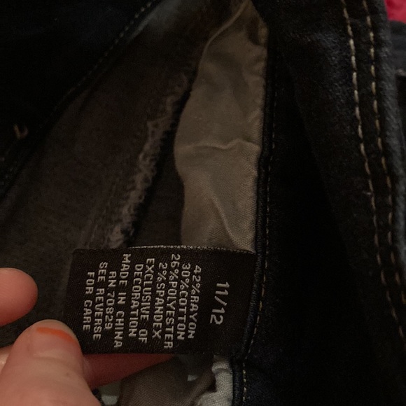 Rue21 Jeans Style Shorts Size 11/12 Juniors - Picture 7 of 11